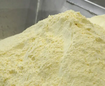 Lait en poudre transféré dans la vanne bidirectionnelle Egretier