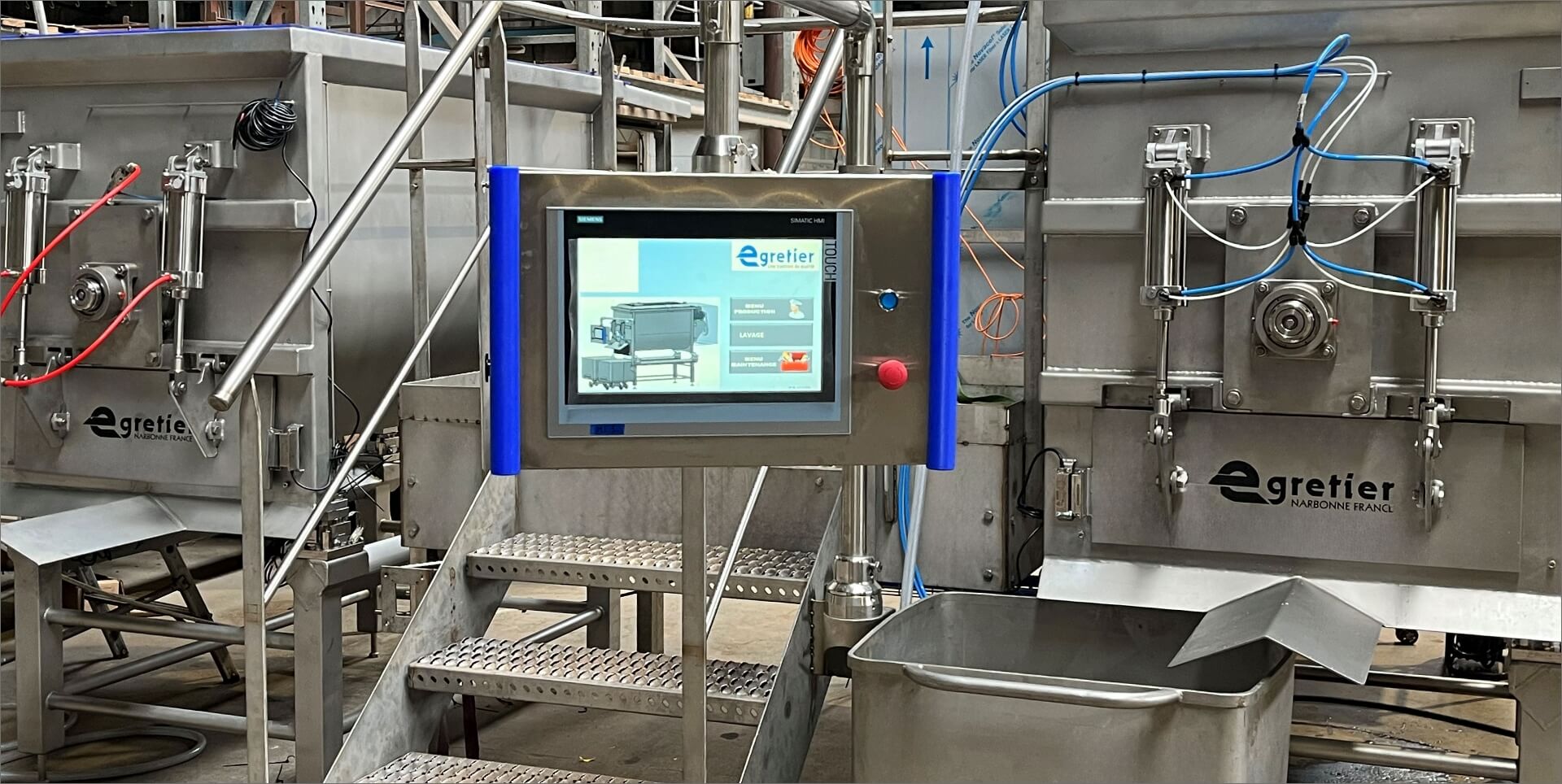 Egretier le spécialiste dans la conception d'équipements pour le mélange et le transfert de produits alimentaires solides
